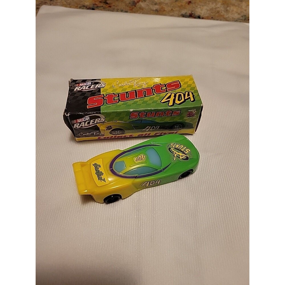 NASCAR Racers Carlos “Stunts” Rey Toy Car 404 2001 Team Fastex Toothbrush